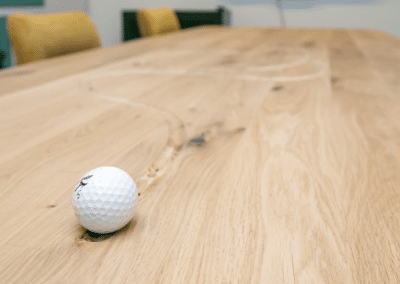 Bridgeable - tafel met golfbal